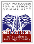 The Cghanber of souther saratoga springs logo